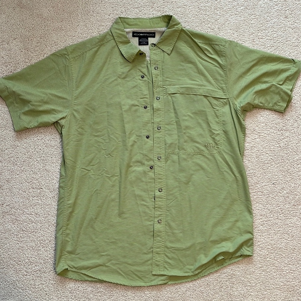 Men’s Quick-Dry Button-Down Travel Shirt